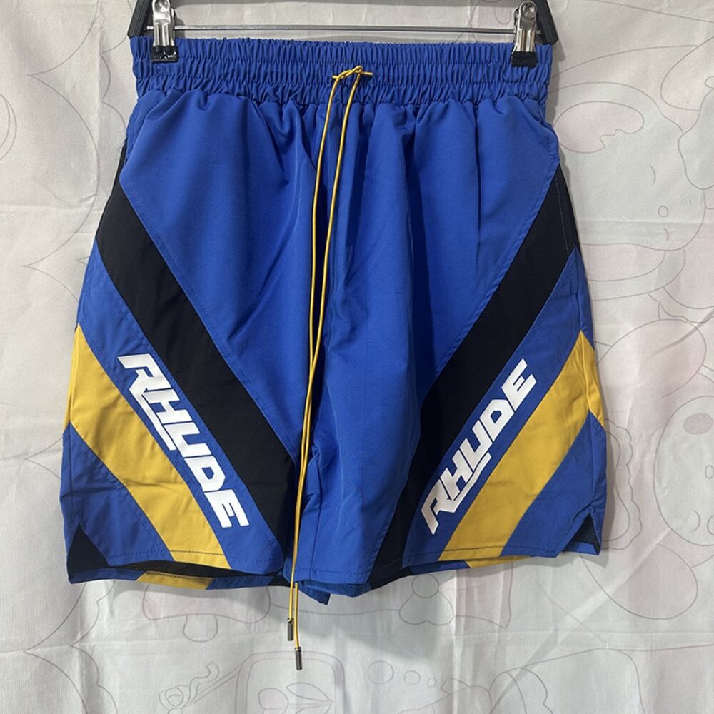 Rhude Men's Blue Beach Loose Shorts